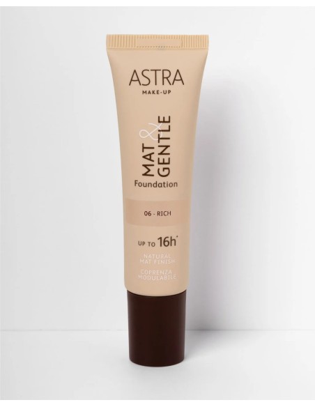 Astra Mat&gentle Foundation - Fondotinta Opaco Naturale - 06 Rich